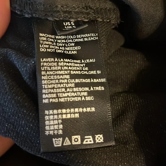 Urban Outfitters BDG Black Denim High Rise Shorts Size S - Picture 6 of 7